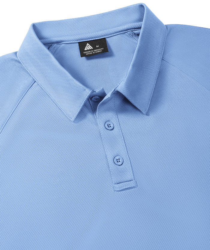 ZITY Men's Button Up Slim Fit Golf Polo Shirt-CUMPO05193