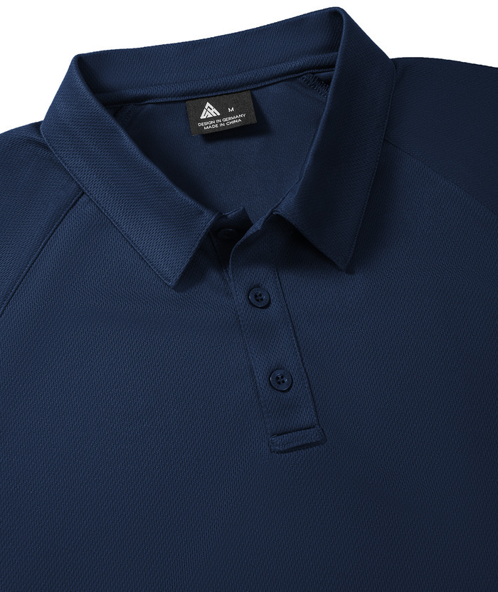 ZITY Men's Button Up Slim Fit Golf Polo Shirt-CUMPO05193