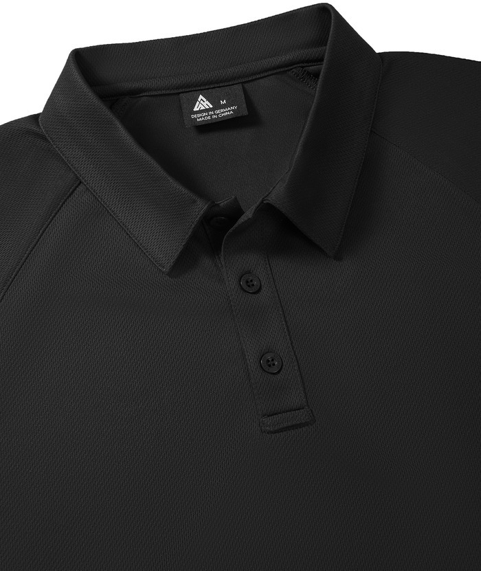 ZITY Men's Button Up Slim Fit Golf Polo Shirt-CUMPO05193