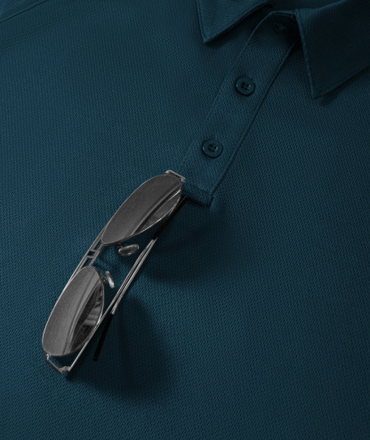 ZITY Men's Button Up Slim Fit Golf Polo Shirt-CUMPO05193