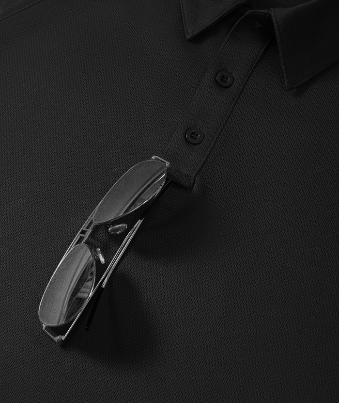 ZITY Men's Button Up Slim Fit Golf Polo Shirt-CUMPO05193