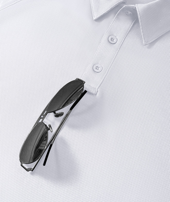 ZITY Men's Button Up Slim Fit Golf Polo Shirt-CUMPO05193