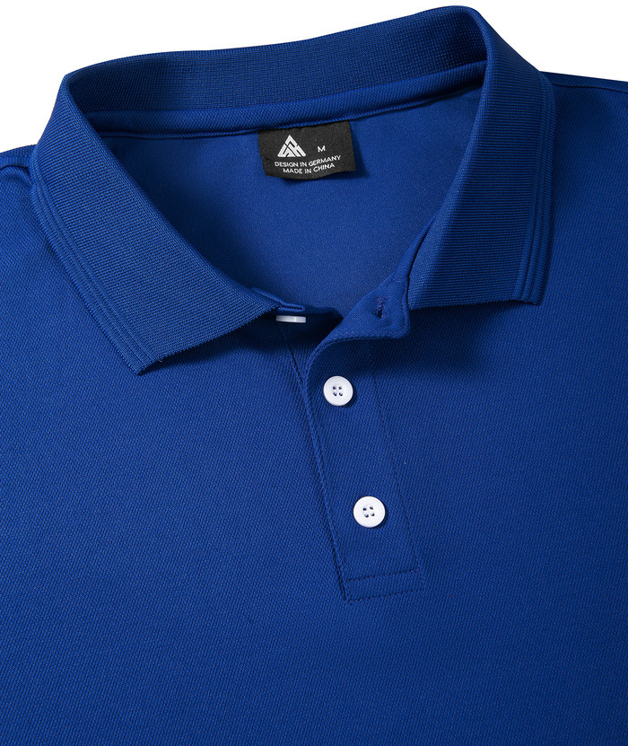 ZITY Men's Button Up Slim Fit Casual Polo Shirt-CUMPO05344