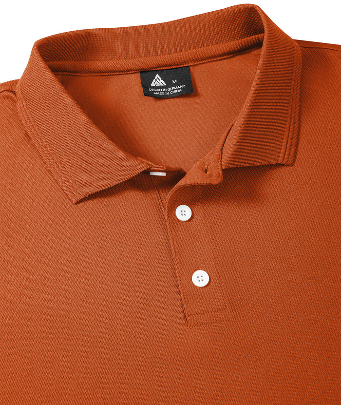 ZITY Men's Button Up Slim Fit Casual Polo Shirt-CUMPO05344