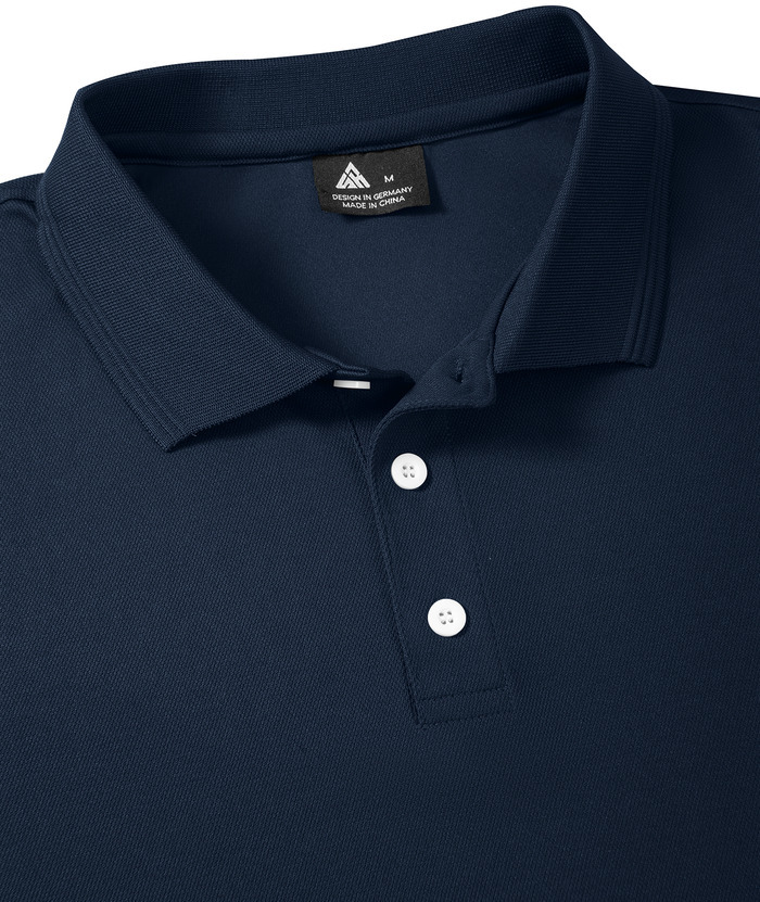 ZITY Men's Button Up Slim Fit Casual Polo Shirt-CUMPO05344