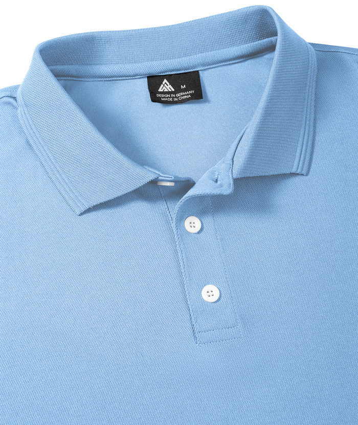 ZITY Men's Button Up Slim Fit Casual Polo Shirt-CUMPO05344