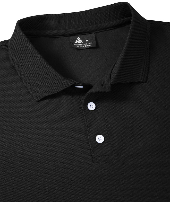 ZITY Men's Button Up Slim Fit Casual Polo Shirt-CUMPO05344