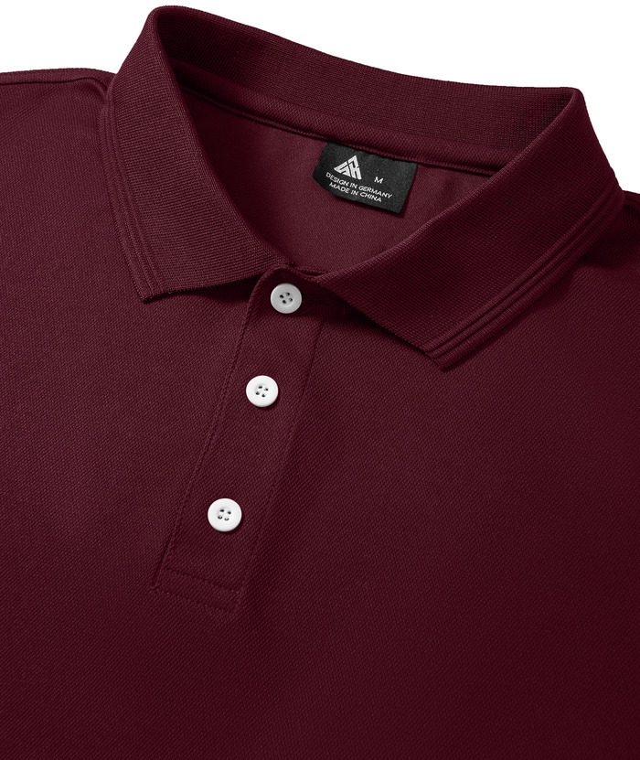 ZITY Men's Button Up Slim Fit Casual Polo Shirt-CUMPO05344