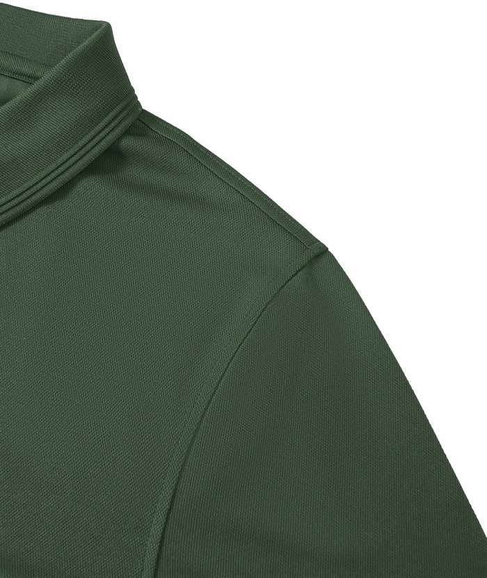 ZITY Men's Button Up Slim Fit Casual Polo Shirt-CUMPO05344