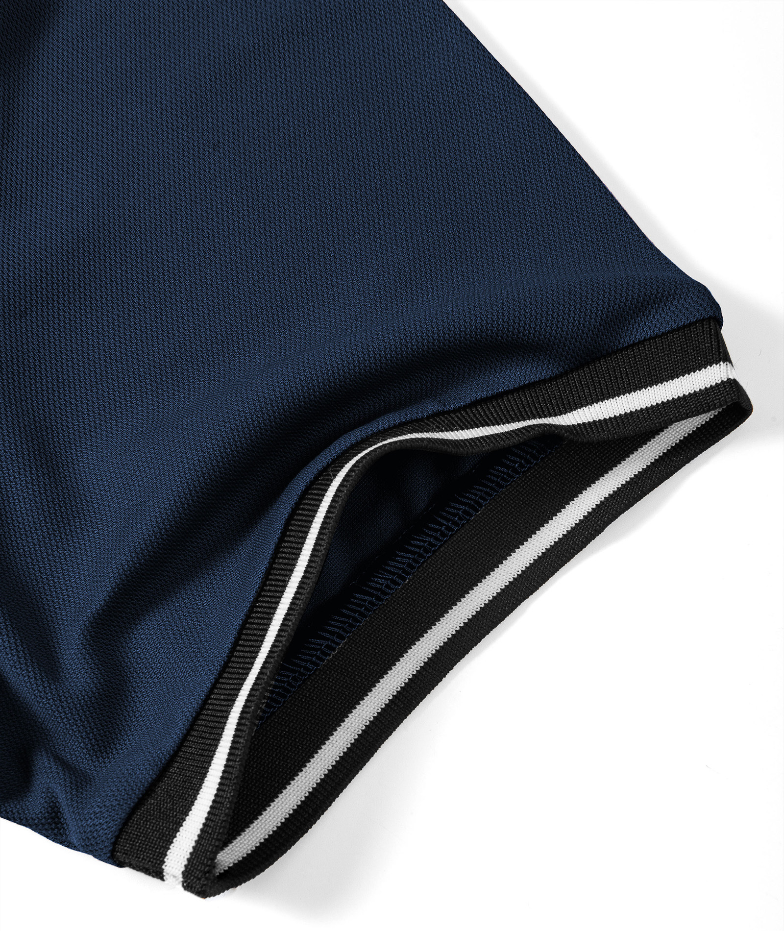 ZITY Men's Contrast Collar Slim Fit Polo Shirt-CUMPO05144