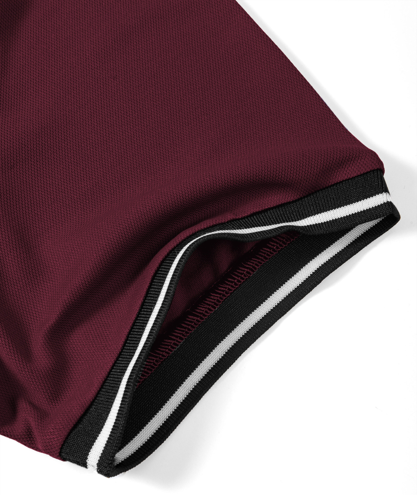 ZITY Men's Contrast Collar Slim Fit Polo Shirt-CUMPO05144