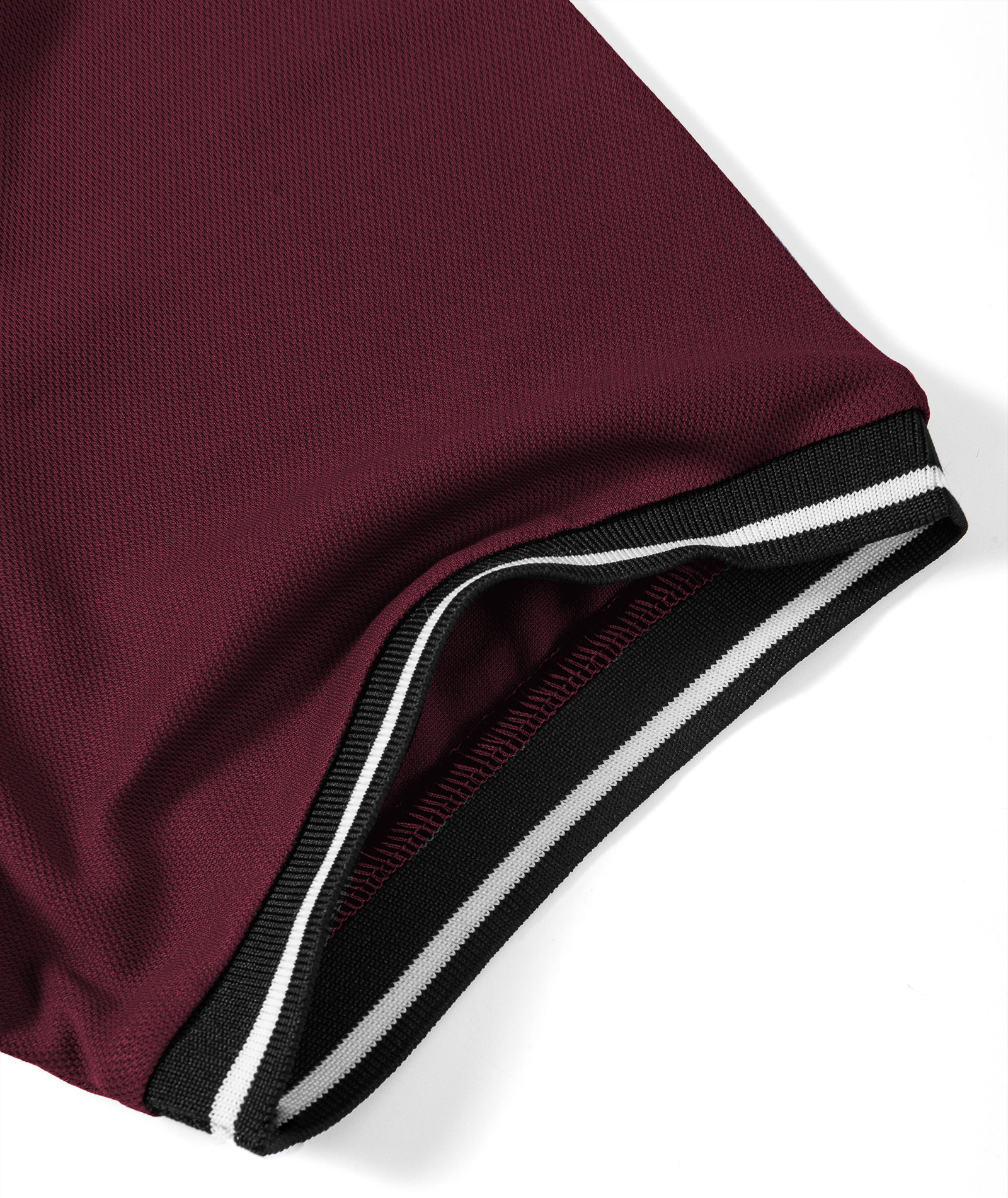 ZITY Men's Contrast Collar Slim Fit Polo Shirt-CUMPO05144