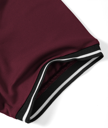 ZITY Men's Contrast Collar Slim Fit Polo Shirt-CUMPO05144