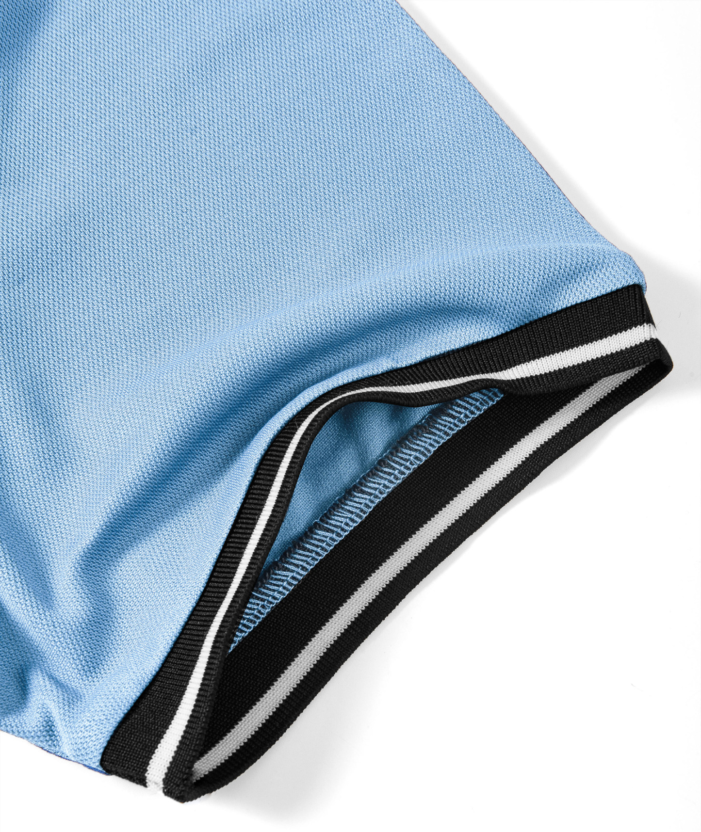 ZITY Men's Contrast Collar Slim Fit Polo Shirt-CUMPO05144