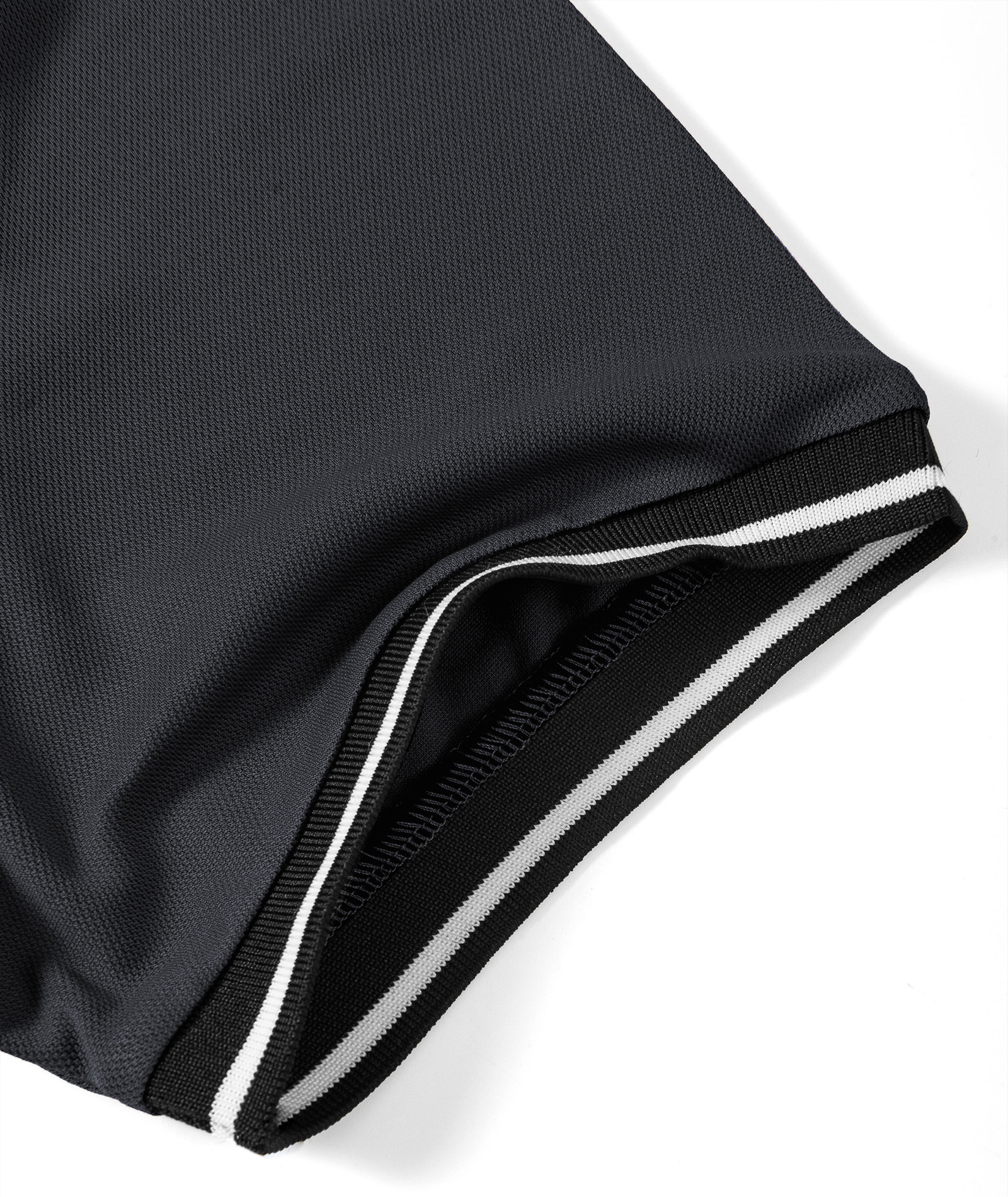 ZITY Men's Contrast Collar Slim Fit Polo Shirt-CUMPO05144