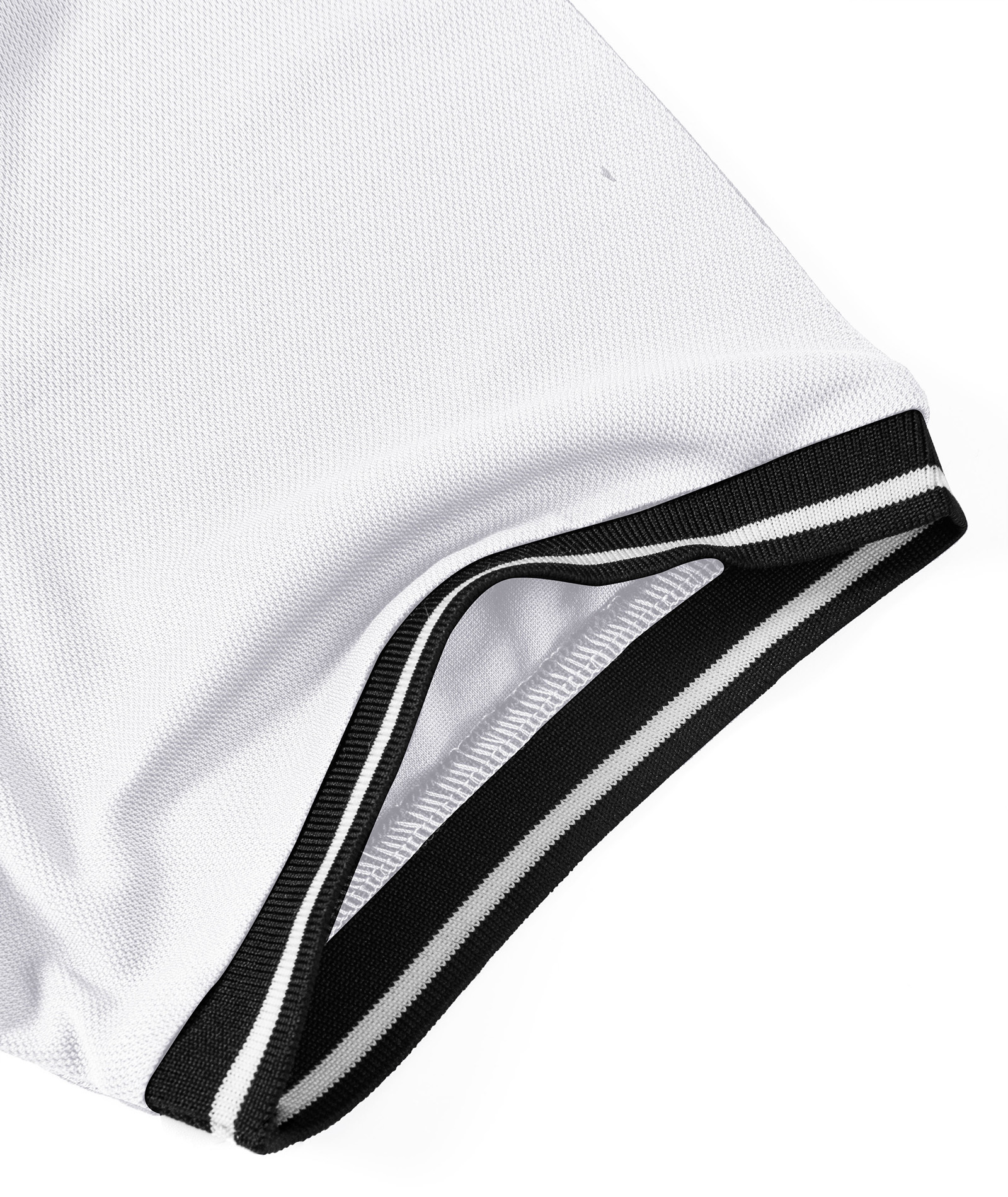 ZITY Men's Contrast Collar Slim Fit Polo Shirt-CUMPO05144