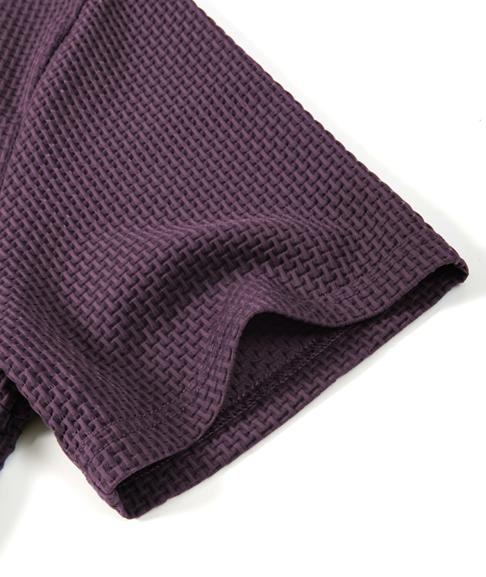 ZITY Men's Textured Dri Fit Performance Polo Shirt-CUMPO05145