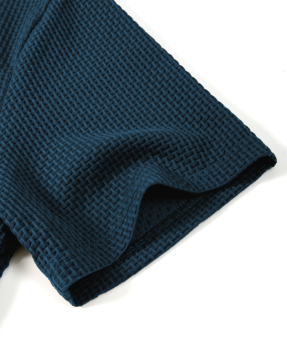 ZITY Men's Textured Dri Fit Performance Polo Shirt-CUMPO05145