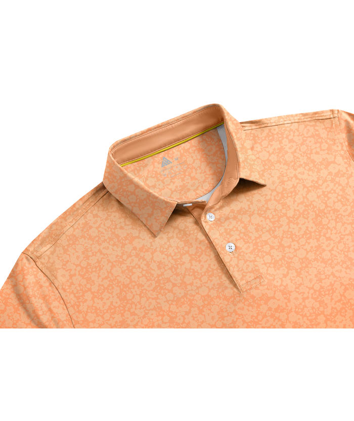 ZITY Men's Printed Dri Fit Performance Golf Polo Shirt-CUMPO05189 