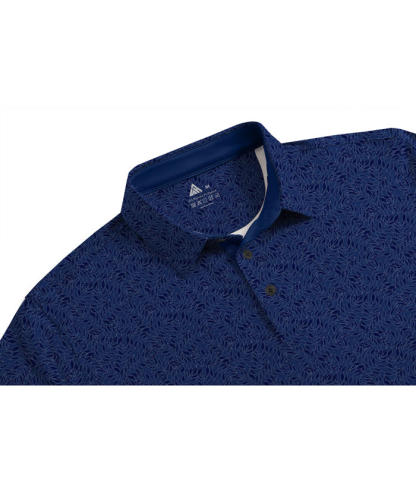ZITY Men's Printed Dri Fit Performance Golf Polo Shirt-CUMPO05189 