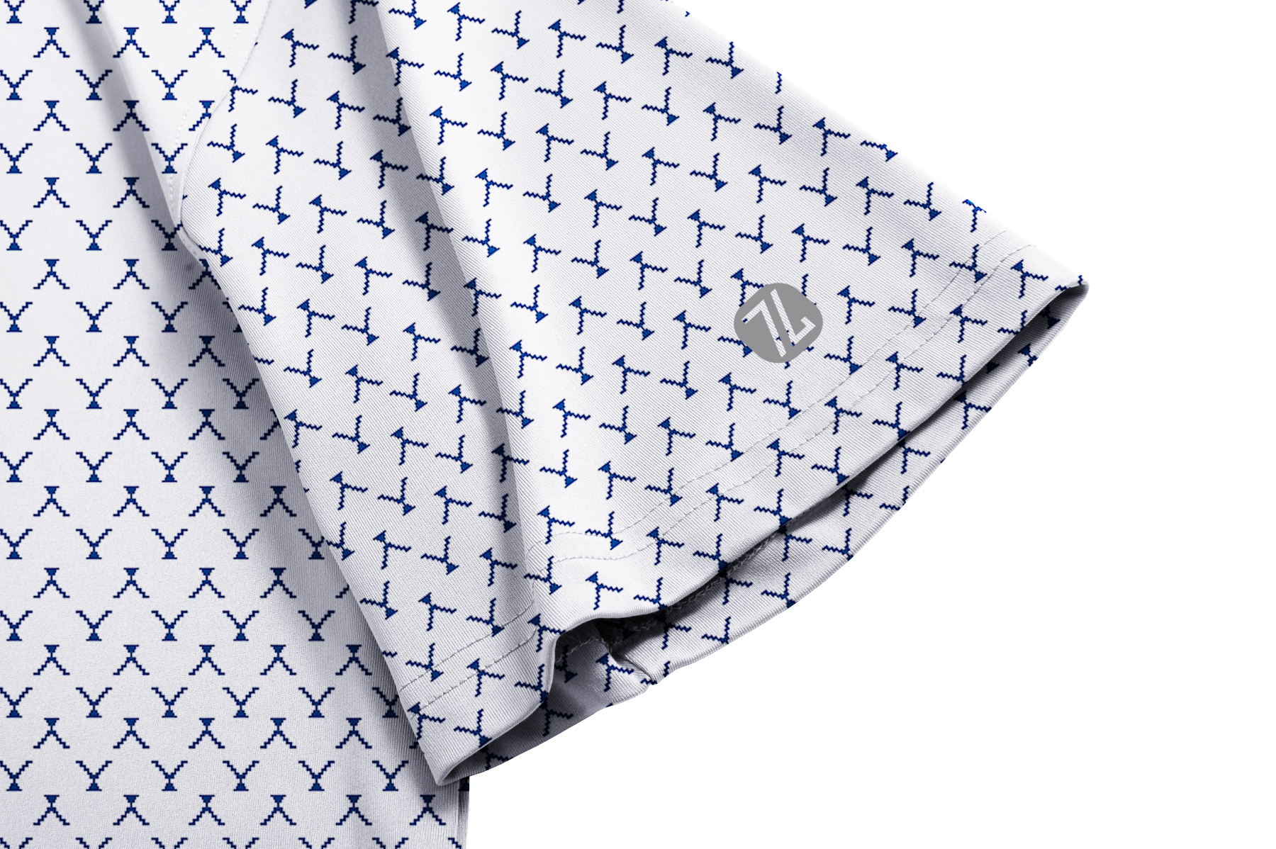 ZITY Men's Hawaiian Flower Print Polo Shirts-CUMPO05190