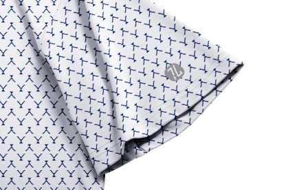 ZITY Men's Hawaiian Flower Print Polo Shirts-CUMPO05190