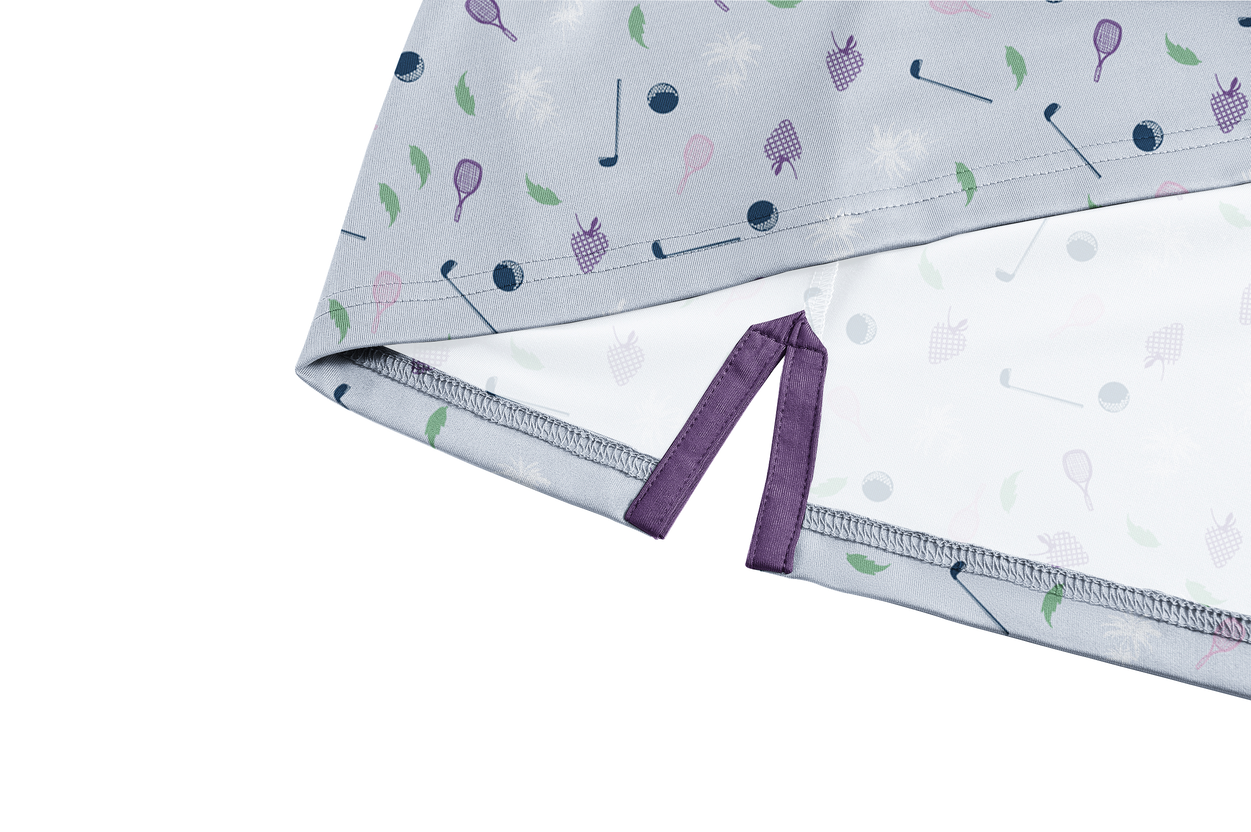 ZITY Men's Hawaiian Flower Print Polo Shirts-CUMPO05190