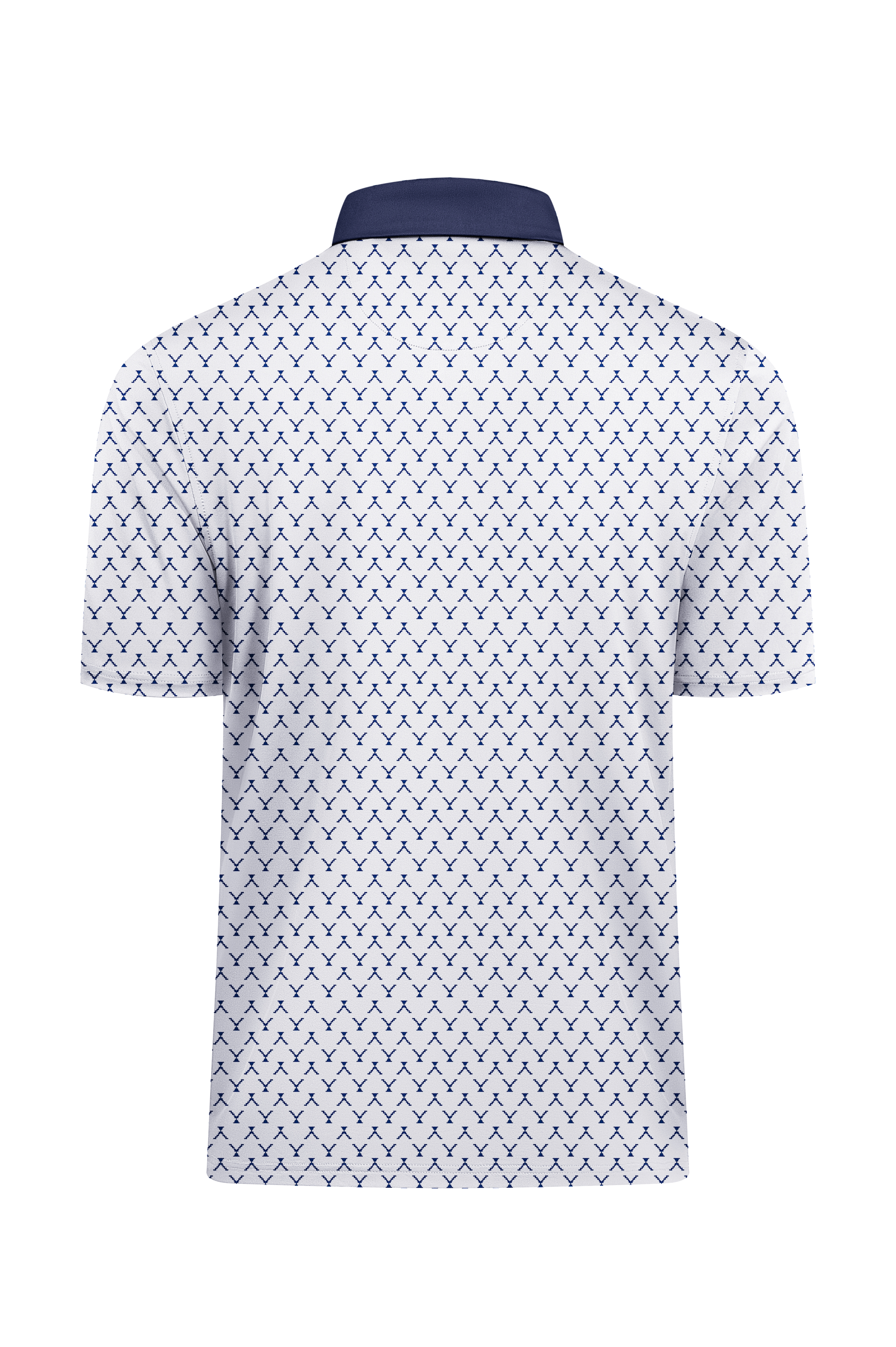 ZITY Men's Hawaiian Flower Print Polo Shirts-CUMPO05190