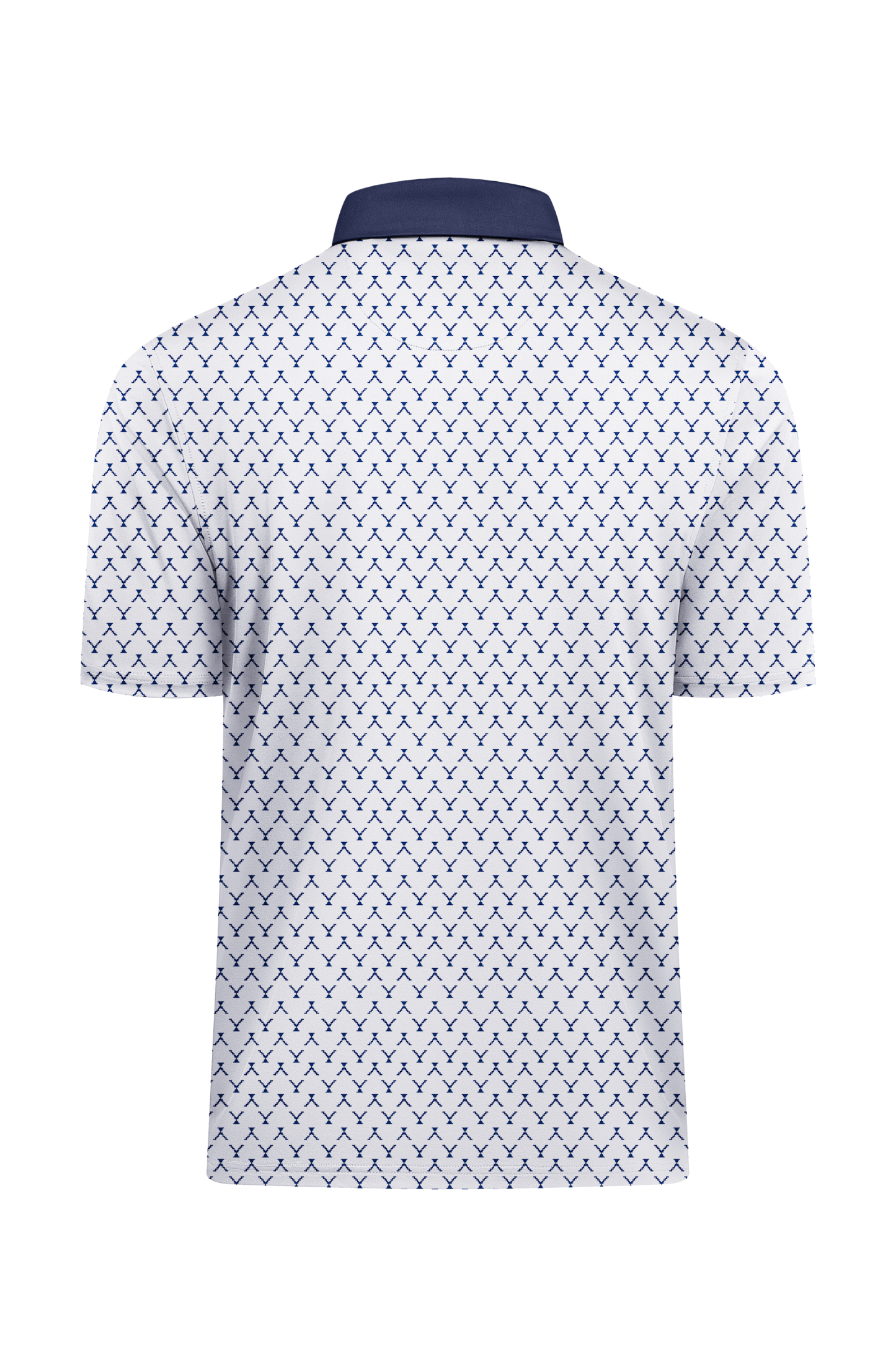 ZITY Men's Hawaiian Flower Print Polo Shirts-CUMPO05190