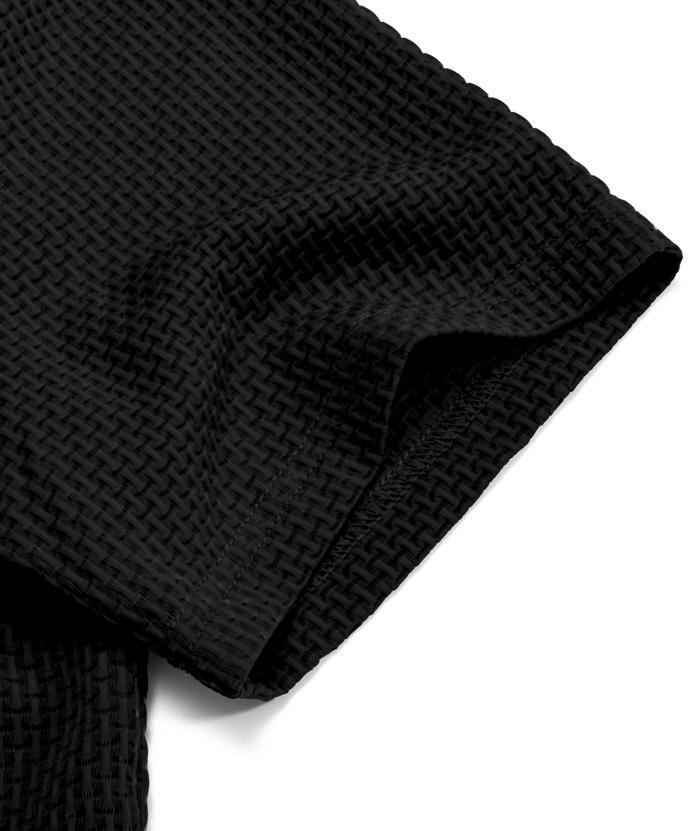 ZITY Men's Textured Dri Fit Performance Polo Shirt-CUMPO05145