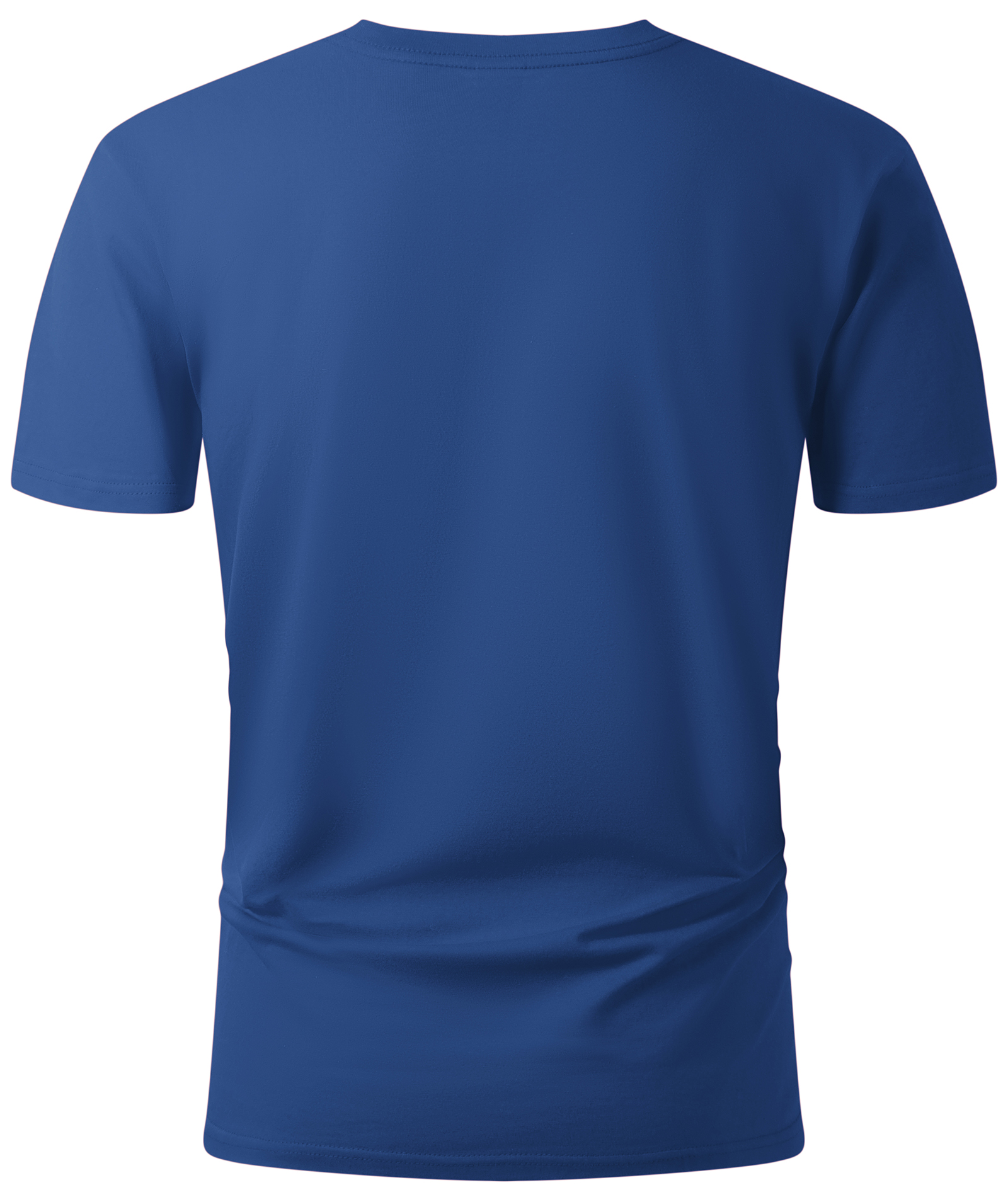 ZITY Men’s Solid Color Regular Fit Short Sleeve Crew Neck T-Shirt Casual Summer Top-CUMTS06485