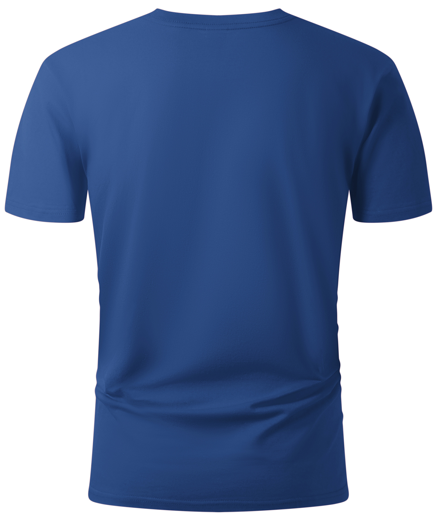 ZITY Men’s Solid Color Regular Fit Short Sleeve Crew Neck T-Shirt Casual Summer Top-CUMTS06485