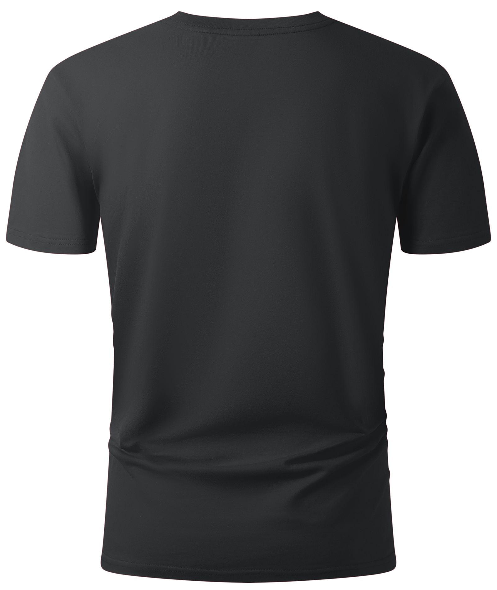 ZITY Men’s Solid Color Regular Fit Short Sleeve Crew Neck T-Shirt Casual Summer Top-CUMTS06485