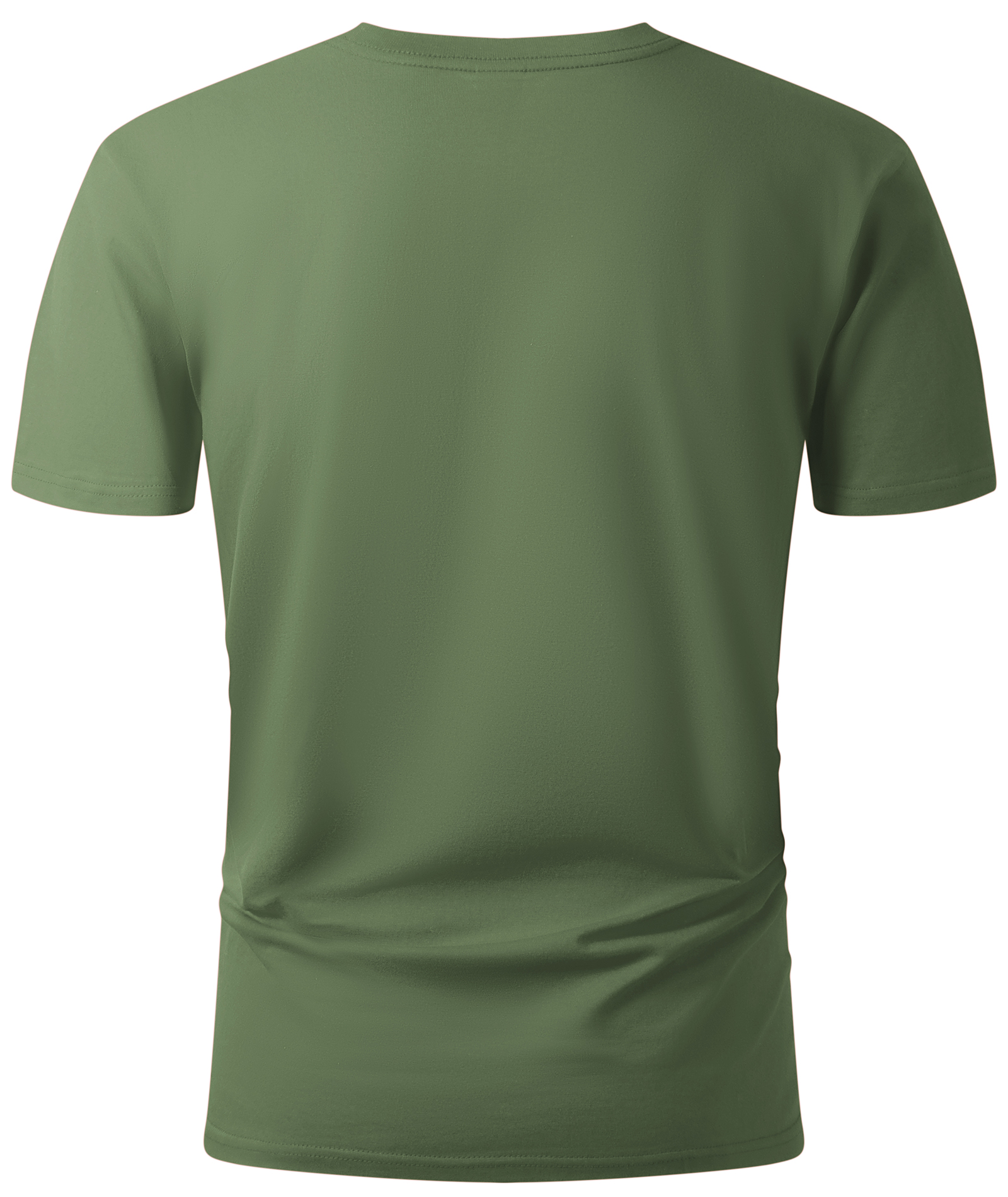 ZITY Men’s Solid Color Regular Fit Short Sleeve Crew Neck T-Shirt Casual Summer Top-CUMTS06485