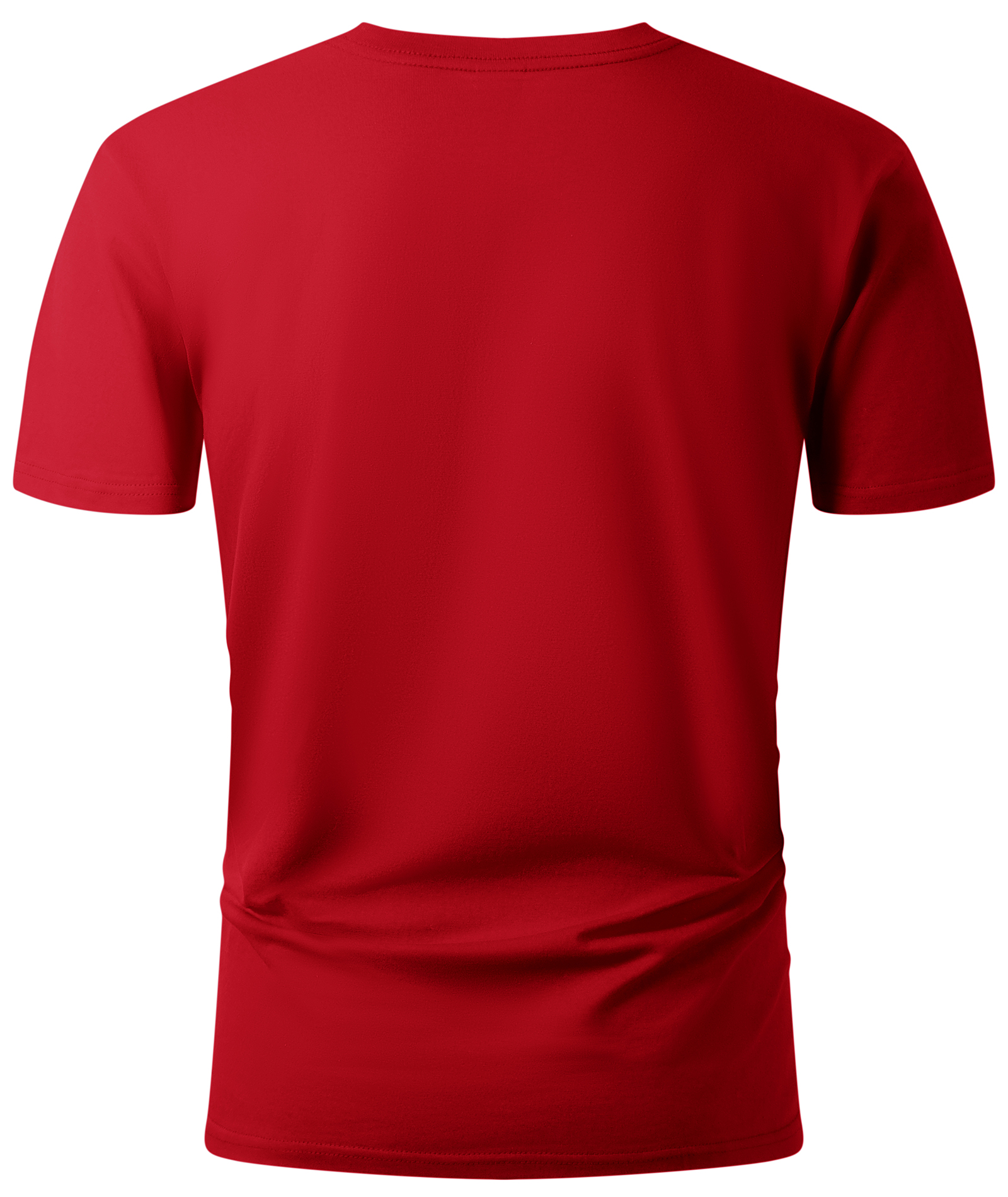 ZITY Men’s Solid Color Regular Fit Short Sleeve Crew Neck T-Shirt Casual Summer Top-CUMTS06485