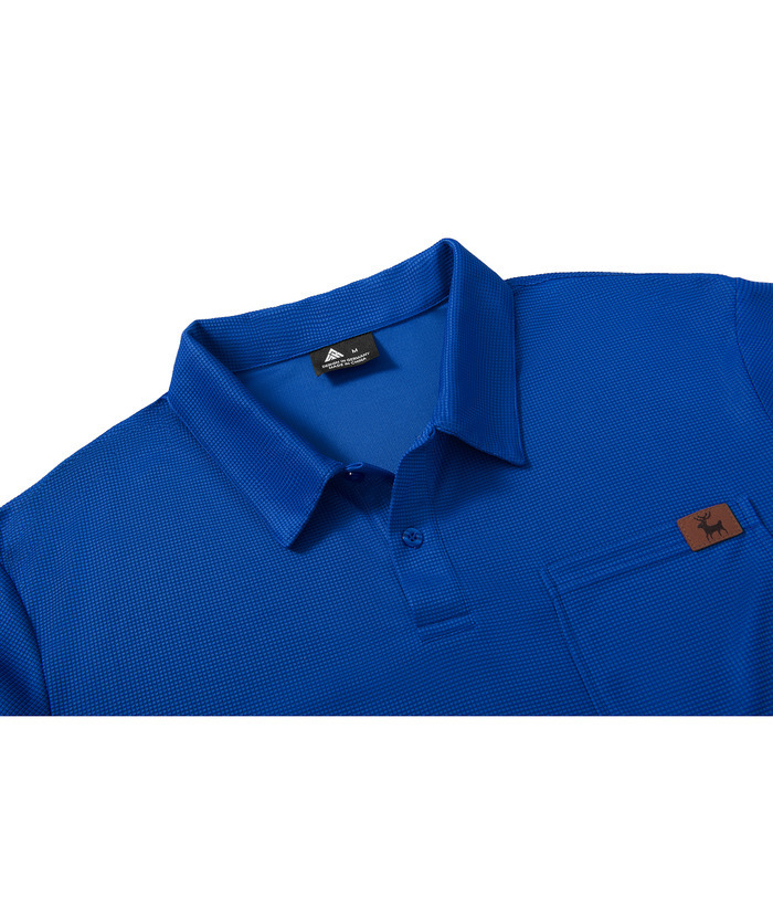 ZITY Men's Chest Pocket Dri Fit Polo Shirt-CUMPO05759