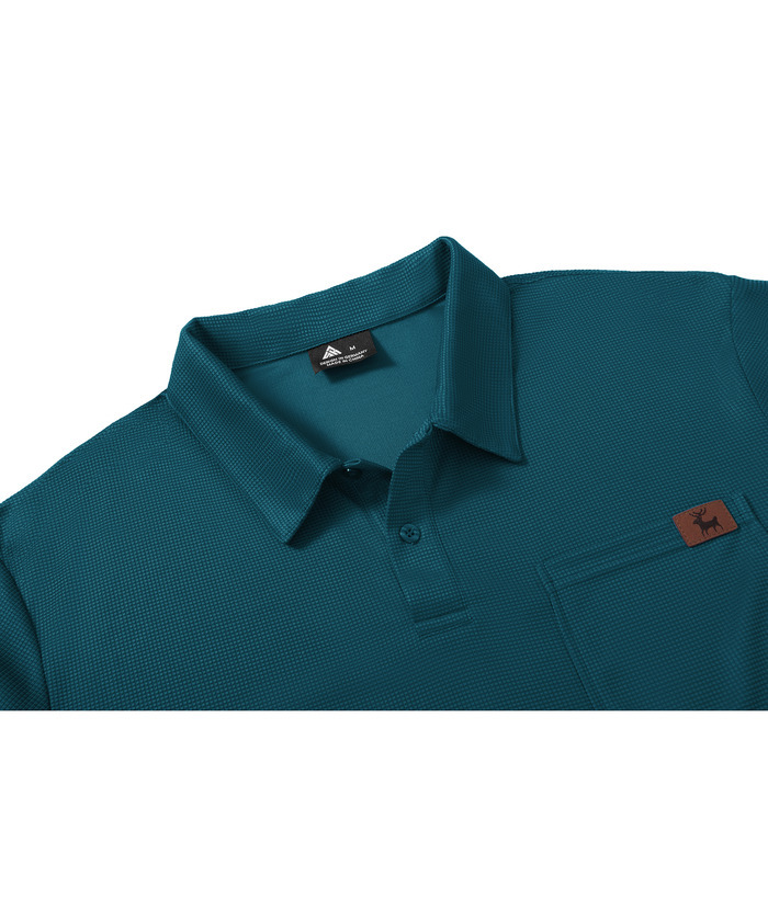 ZITY Men's Chest Pocket Dri Fit Polo Shirt-CUMPO05759