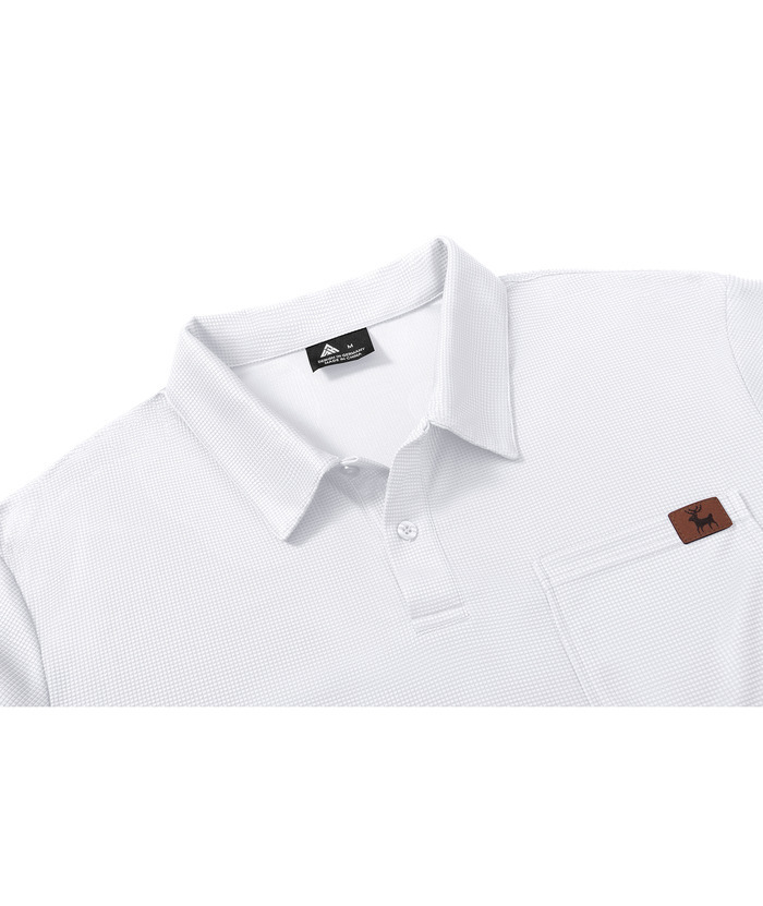 ZITY Men's Chest Pocket Dri Fit Polo Shirt-CUMPO05759