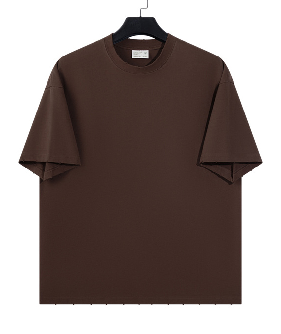 Unisex Premium 8.85 oz/yd² Heavyweight Ribbed Cotton T-Shirt-DUMTS05575
