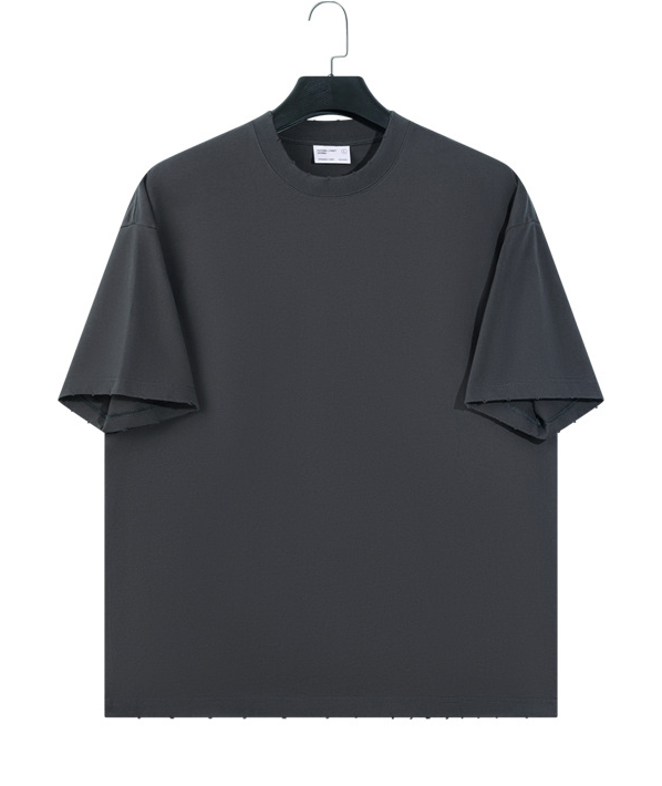 Unisex Premium 8.85 oz/yd² Heavyweight Ribbed Cotton T-Shirt-DUMTS05575