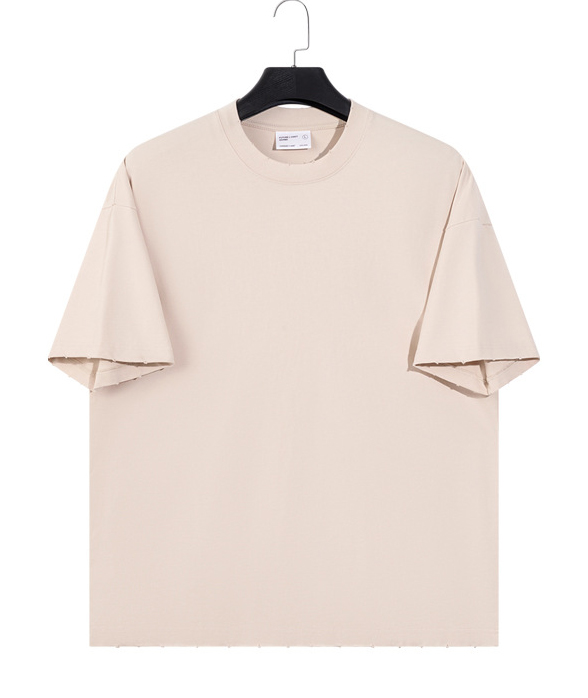 Unisex Premium 8.85 oz/yd² Heavyweight Ribbed Cotton T-Shirt-DUMTS05575