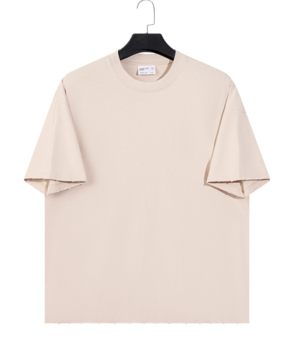 Unisex Premium 8.85 oz/yd² Heavyweight Ribbed Cotton T-Shirt-DUMTS05575