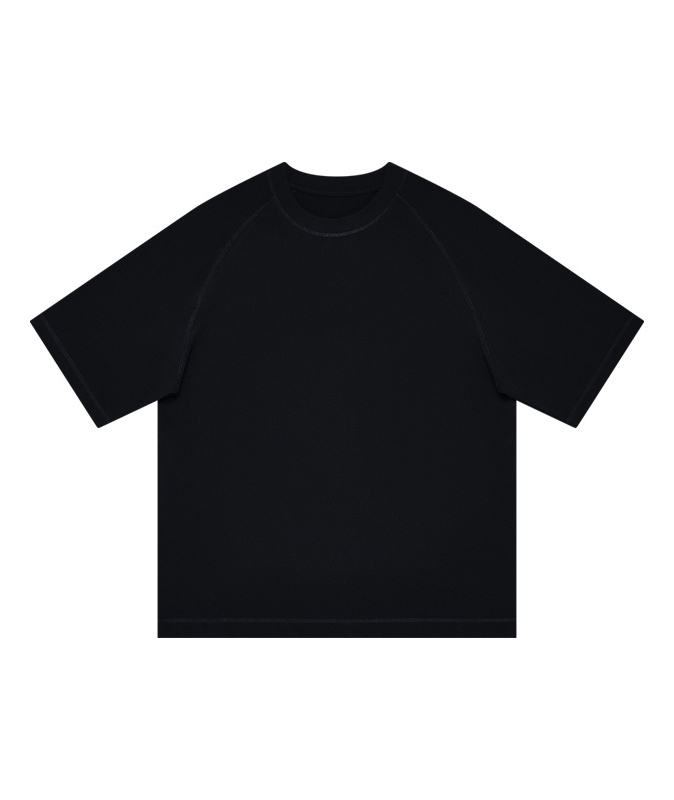 Unisex Heavyweight 100% Cotton Raglan Sleeve T-Shirt-DUMTS05583