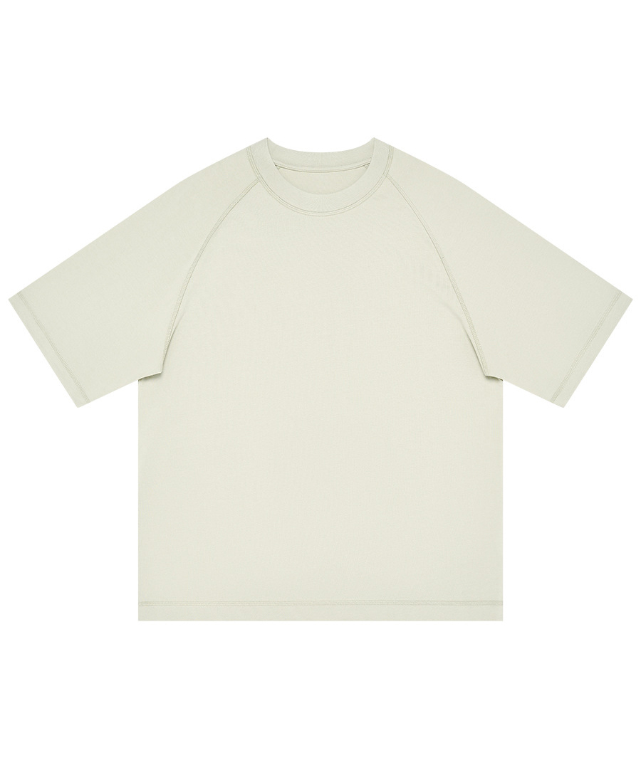 Unisex Heavyweight 100% Cotton Raglan Sleeve T-Shirt-DUMTS05583