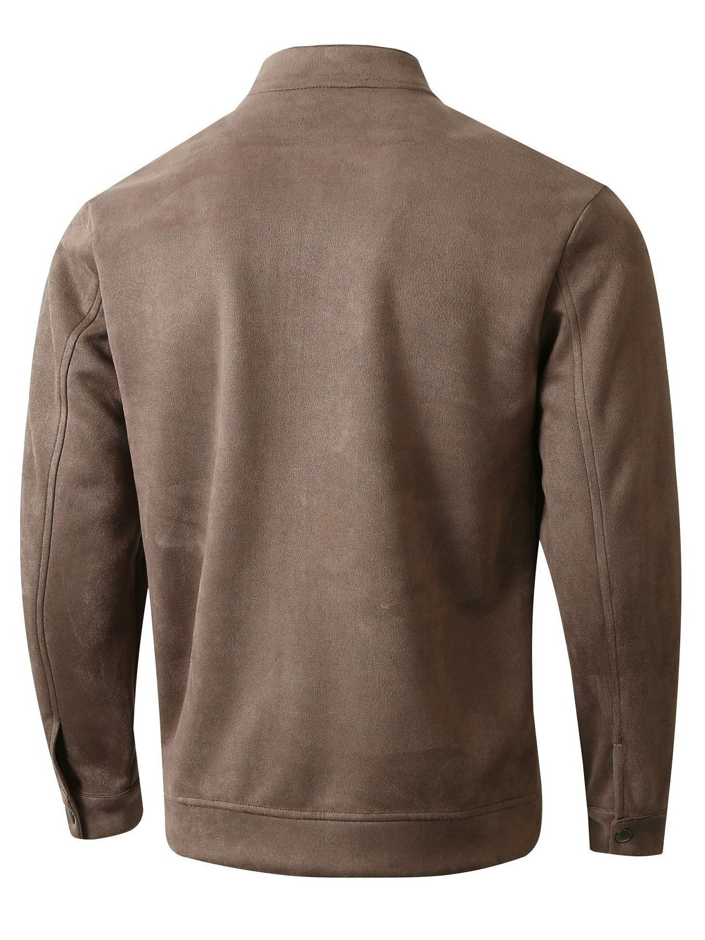 ZITY Men’s Jackets Slim Fit Stand Collar Long Sleeve Casual Cardigan Jacket