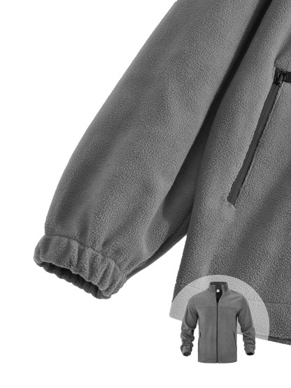 ZITY Men’s Jackets Fleece Zipper Stand Collar Outdoor Pullover Spring Autumn Winter