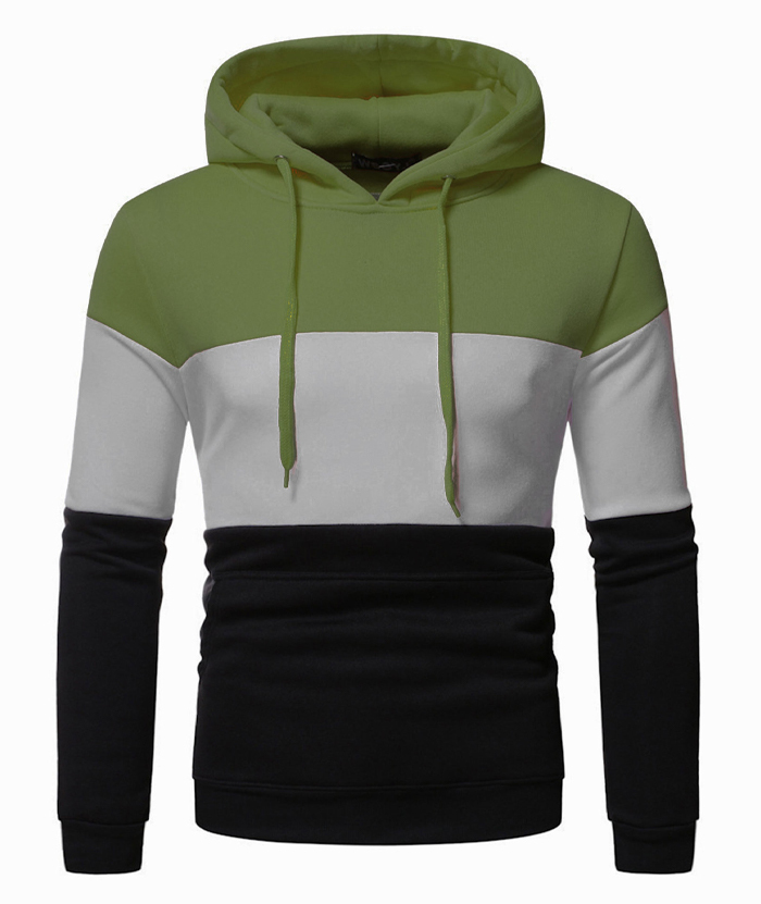 ZITY Men's Pullover Long Sleeve Casual Fleece Hoodie-DUMFH04904|Zitysports