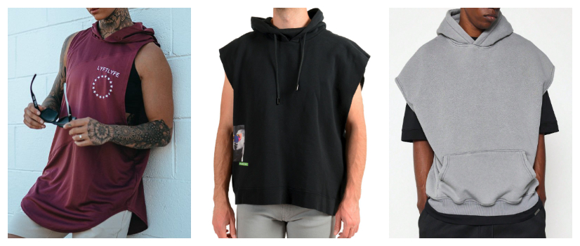 Pullover Sleeveless Hoodies for men