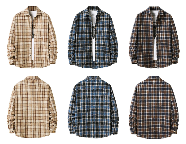 men's flannel paid shirt, flannel jacket