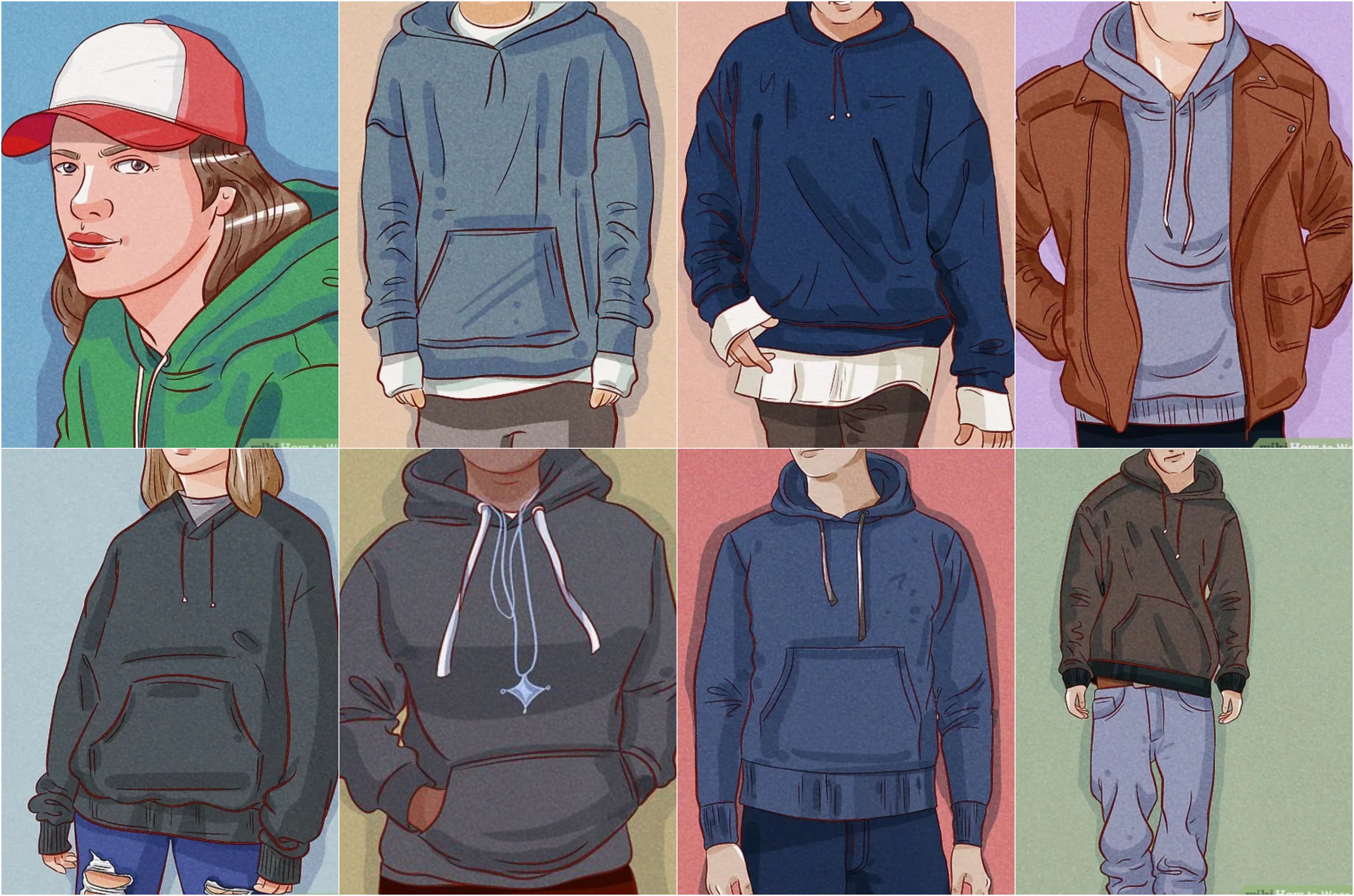 How to style an oversized hoodie 